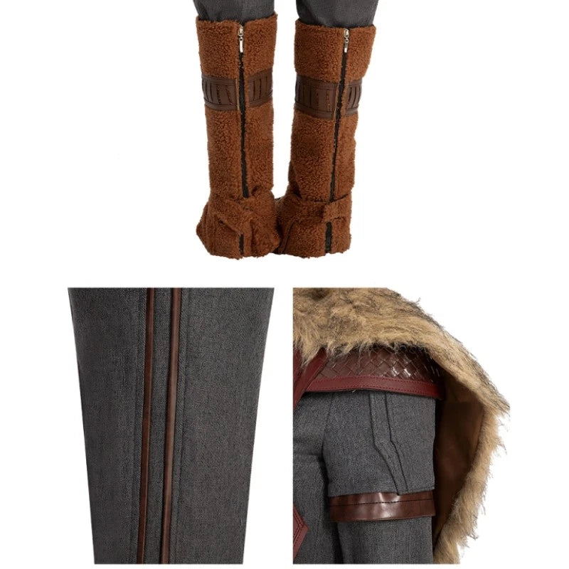 The Mandalorian S3 Armorer Costume With Helmet Outfit Party