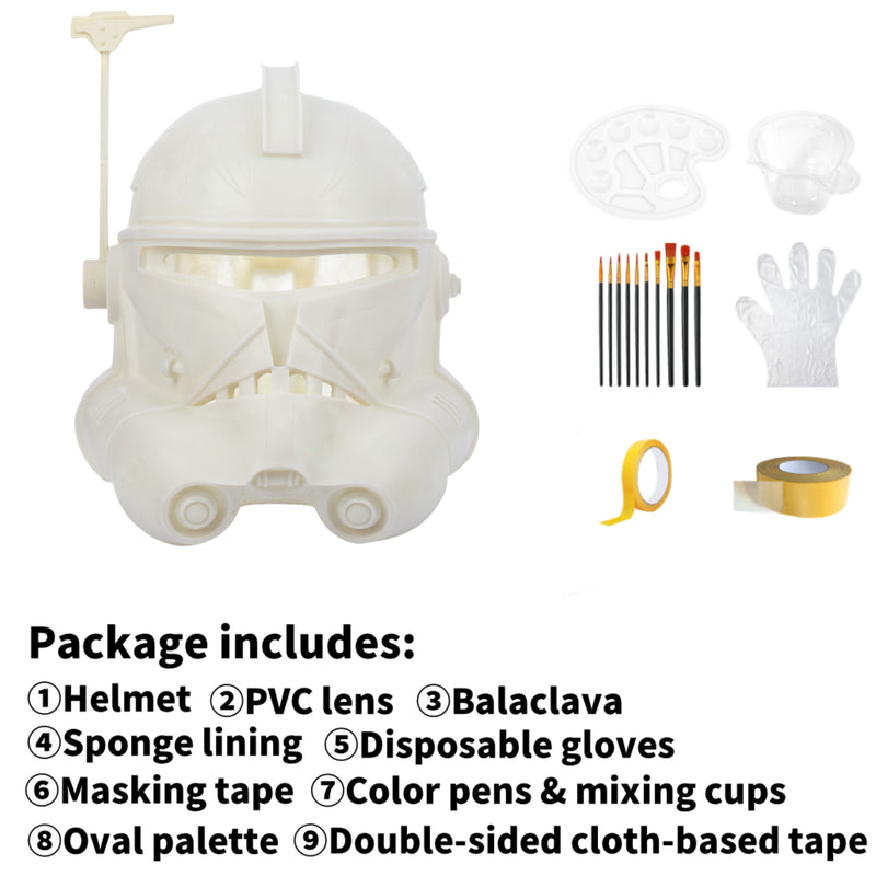 Star Wars Captain Rex TCW PhaseII Unpainted Helmet Resin DIY