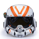 Titanfall 2 Viper Pilot Damaged Resin Helmet Props Halloween