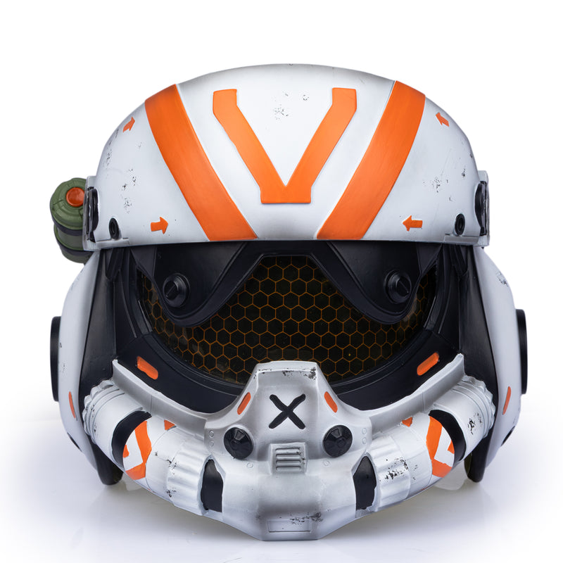 Titanfall 2 Viper Pilot Damaged Resin Helmet Props Halloween
