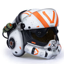 Titanfall 2 Viper Pilot Damaged Resin Helmet Props Halloween