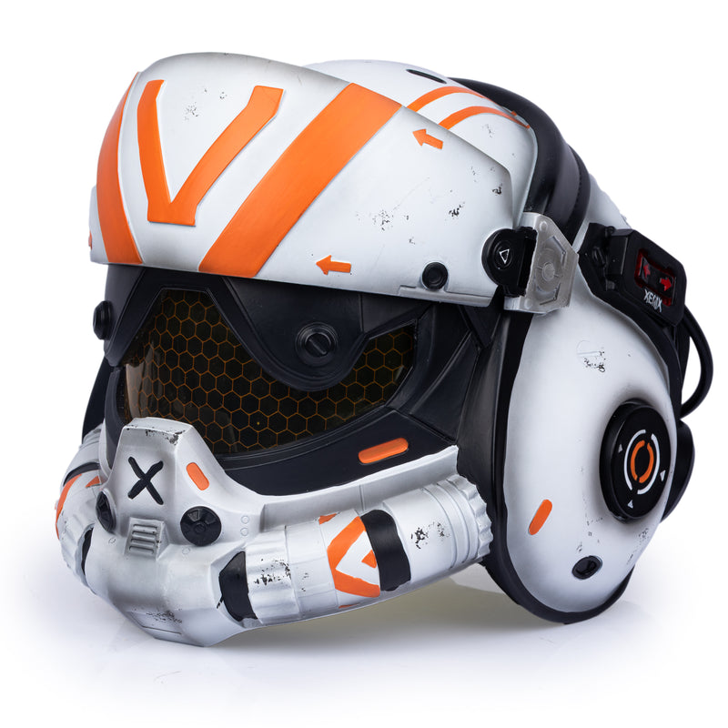 Titanfall 2 Viper Pilot Damaged Resin Helmet Props Halloween