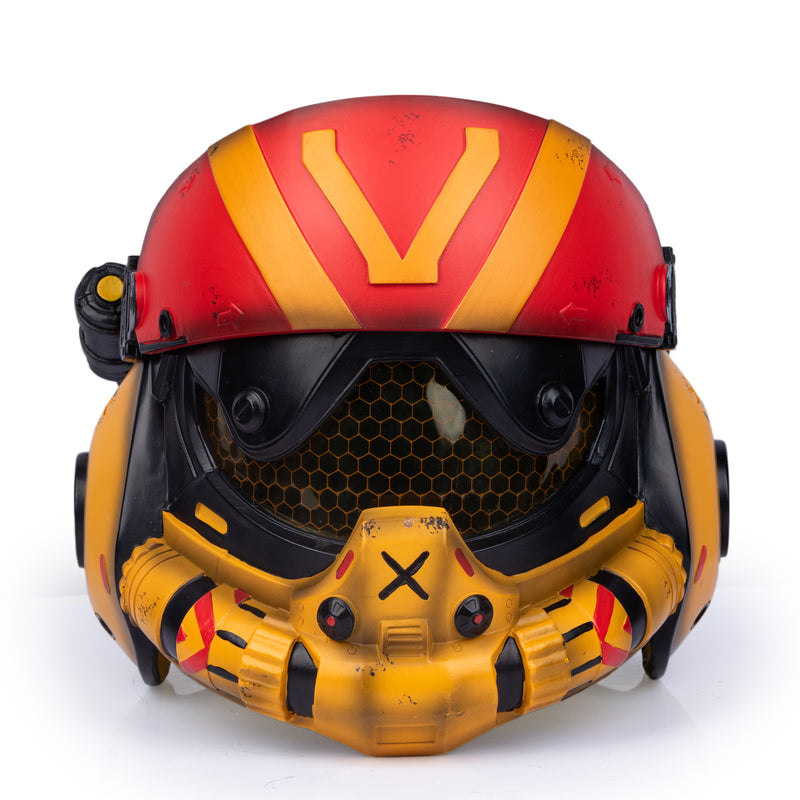 Titanfall 2 Viper Valkyrie Damaged Resin Helmet Props Xmas