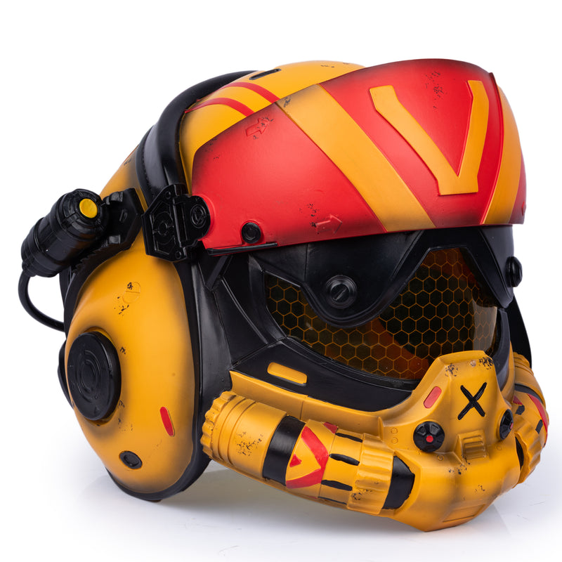 Titanfall 2 Viper Valkyrie Damaged Resin Helmet Props Xmas