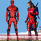Xcoser Deadpool3 Wade Wilson Bright Red Full Suit Cosplay Costume