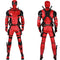 Xcoser Deadpool3 Wade Wilson Bright Red Full Suit Cosplay Costume