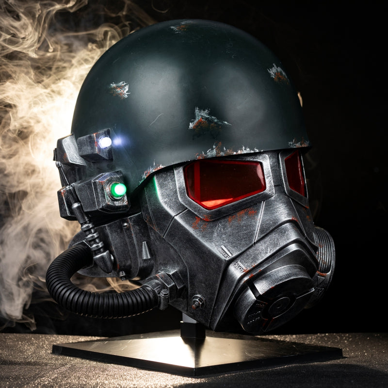 Fallout4 NCR Veteran Ranger Resin Helmet With LED Light Xmas