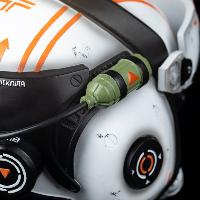 Titanfall 2 Viper Pilot Damaged Resin Helmet Props Halloween