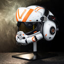 Titanfall 2 Viper Pilot Damaged Resin Helmet Props Halloween