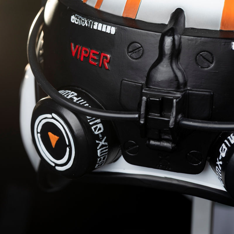 Titanfall 2 Viper Pilot Damaged Resin Helmet Props Halloween