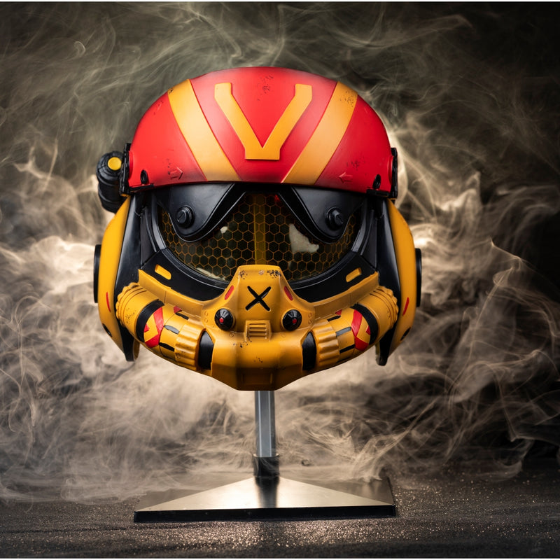 Titanfall 2 Viper Valkyrie Damaged Resin Helmet Props Xmas