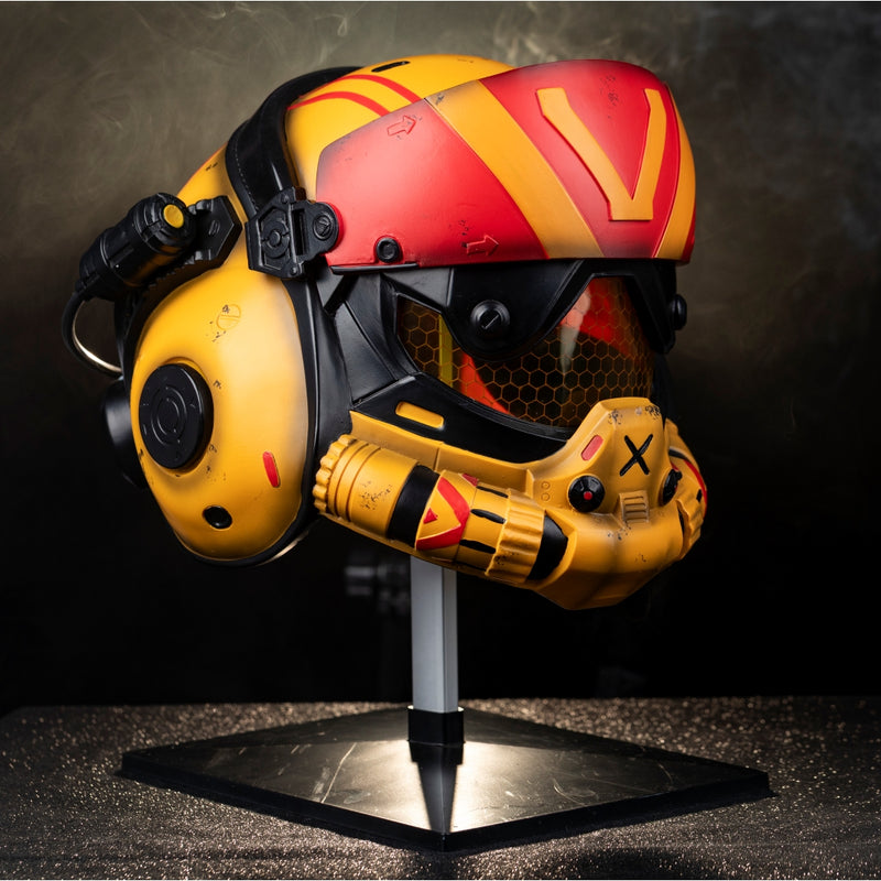 Titanfall 2 Viper Valkyrie Damaged Resin Helmet Props Xmas