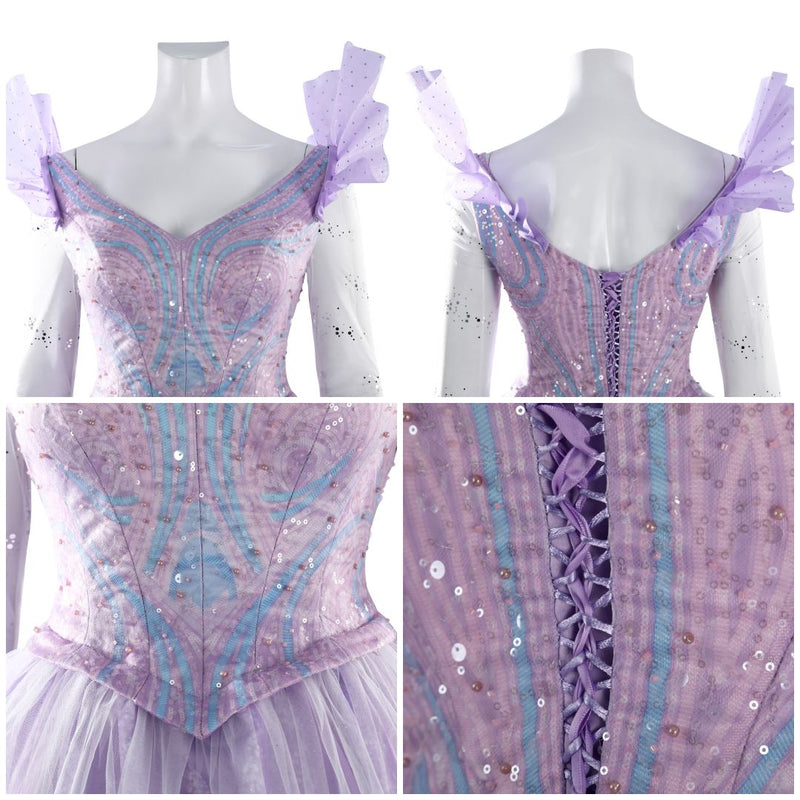 Glinda Dress Adult - Wicked Part Two Costume - Glinda Wicked Formal Dress