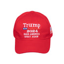 Xcoser 2024 MAGA Hat Trump Make America Great Again Hat, Slogan with USA Flag Cap Adjustable MAGA Hats for Men wonen Baseball Cap